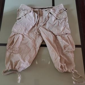 DRAWSTRING CARGO SHORTS
